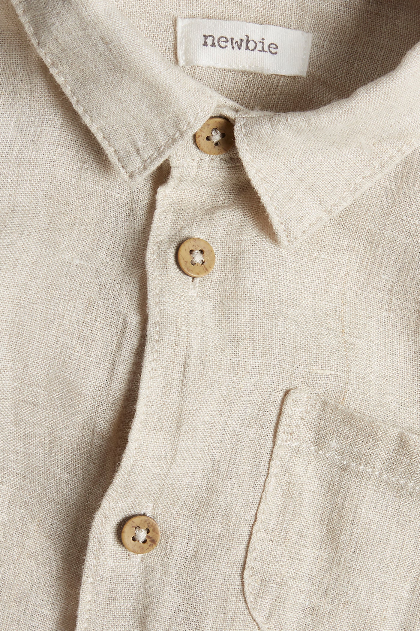 Baby beige linen shirt