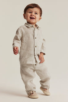Baby beige linen shirt
