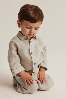 Baby beige linen shirt