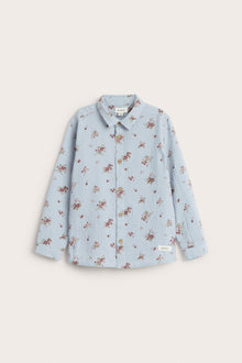 Kids' blue rose shirt