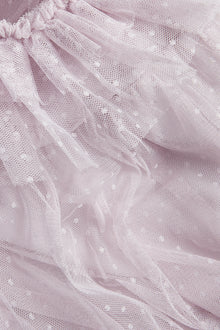 Women's pink mesh dress