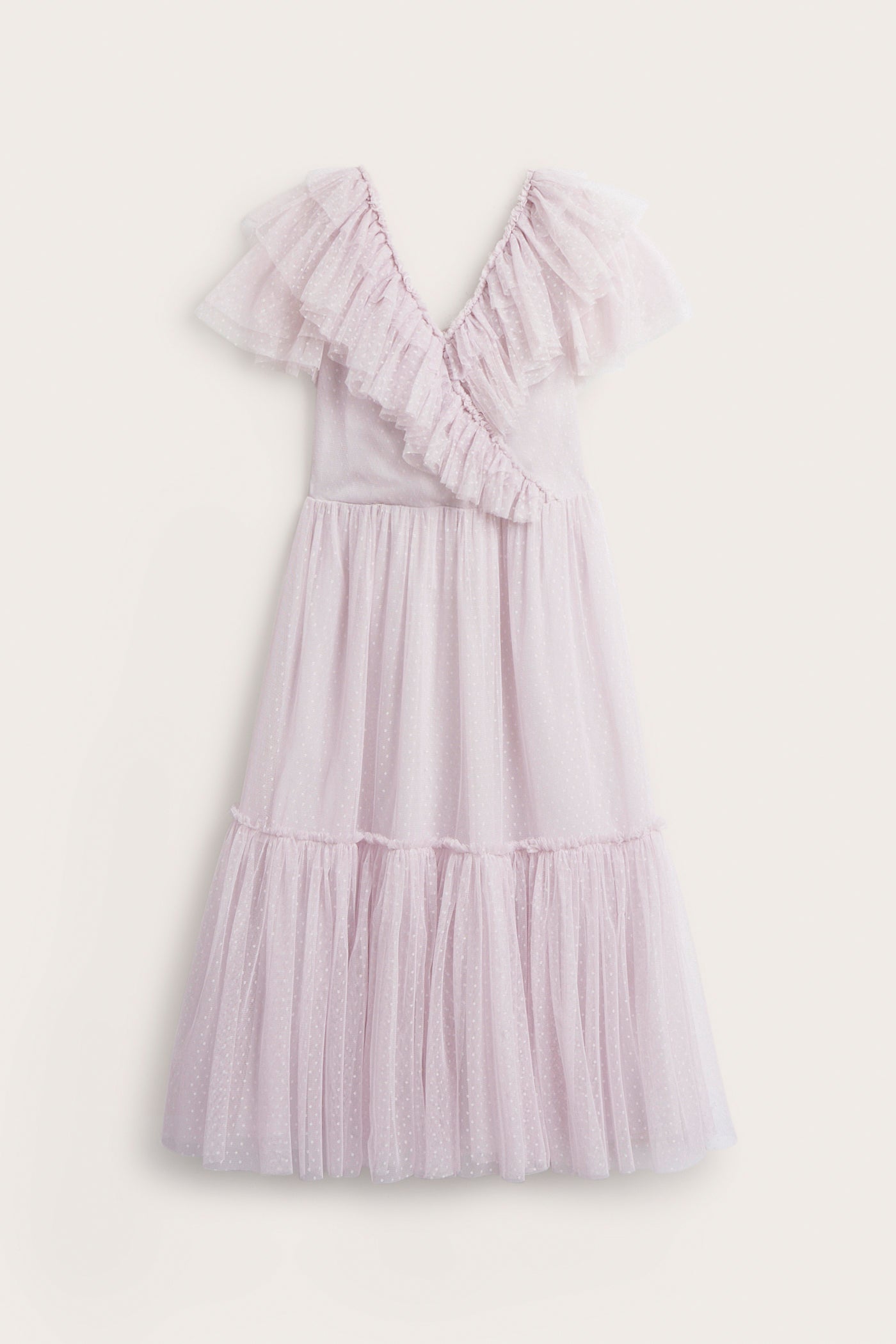 Women's pink mesh dress