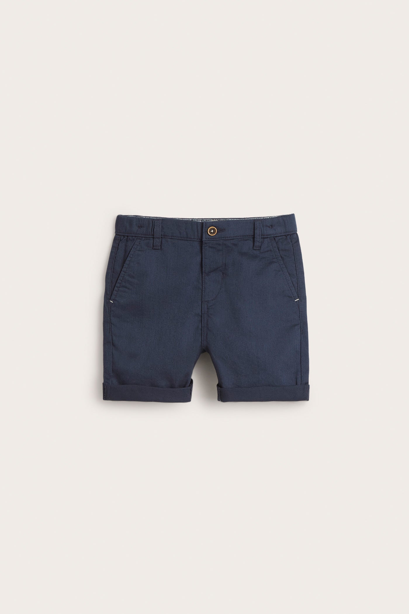 Kids´ navy woven shorts