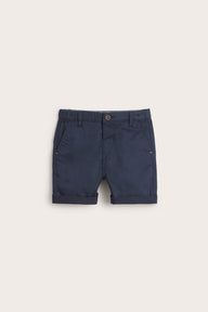 Kids´ navy woven shorts