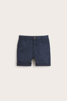 Kids´ navy woven shorts