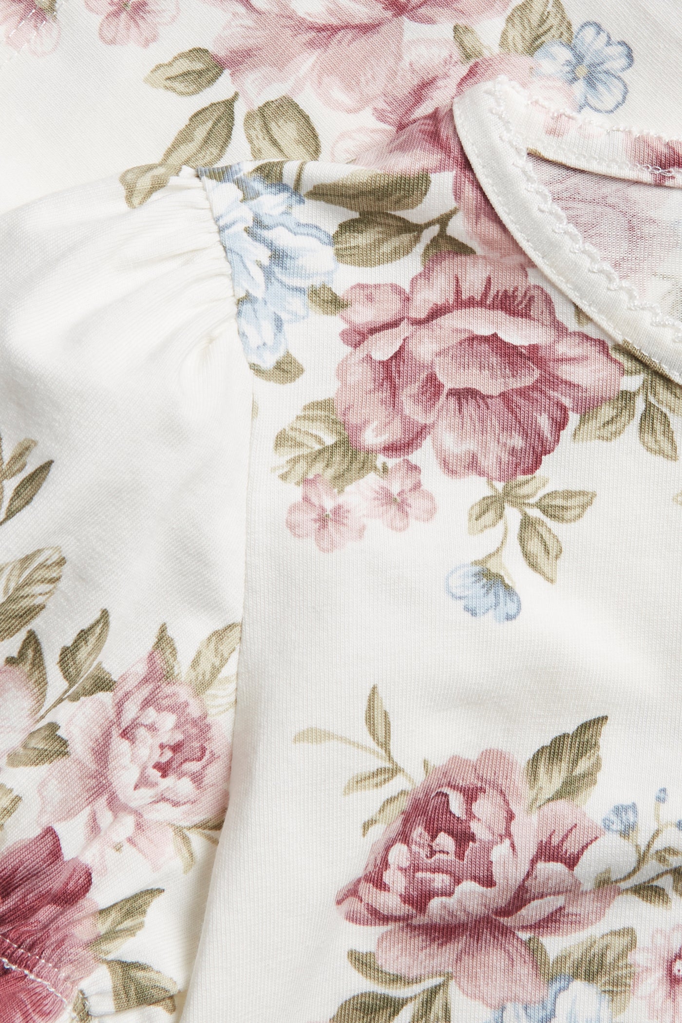 Kids' white floral top