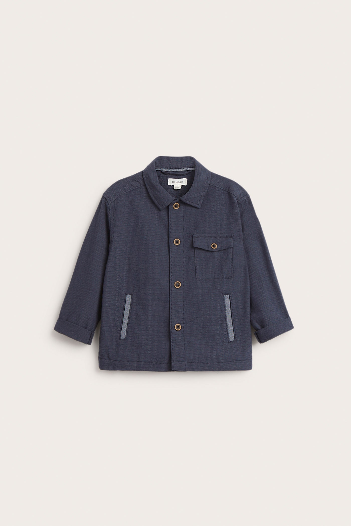Kids' dark blue overshirt
