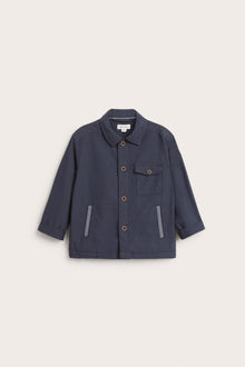 Kids' dark blue overshirt