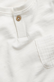 Kids' white basic t-shirt