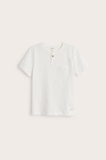 Kids' white basic t-shirt