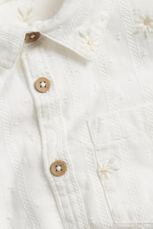 Baby & kids' white short-sleeved shirt