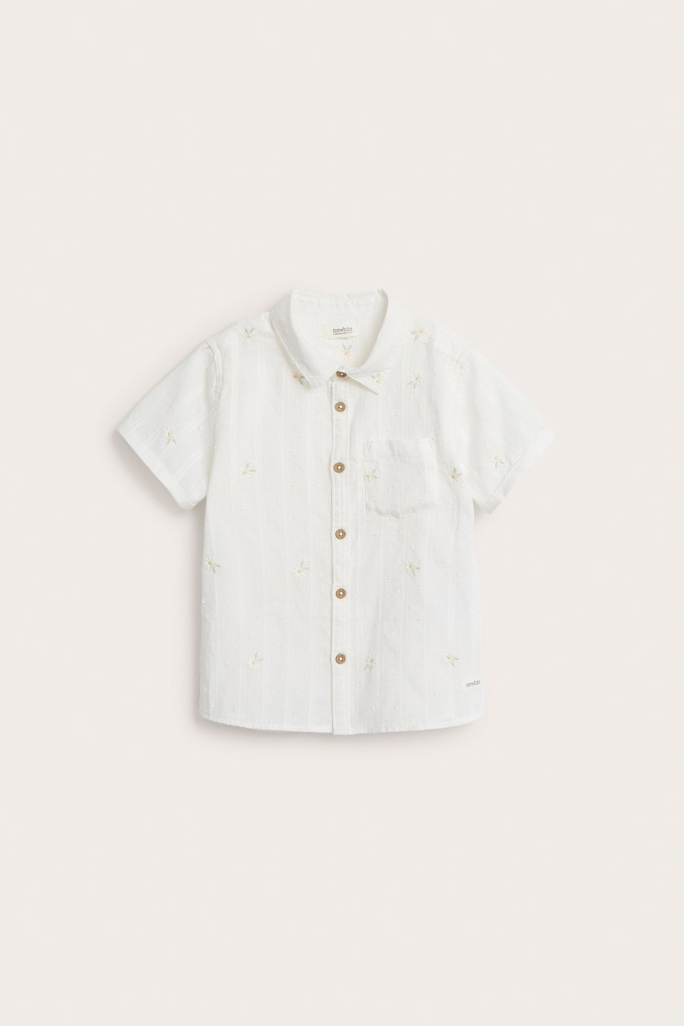 Baby & kids' white short-sleeved shirt