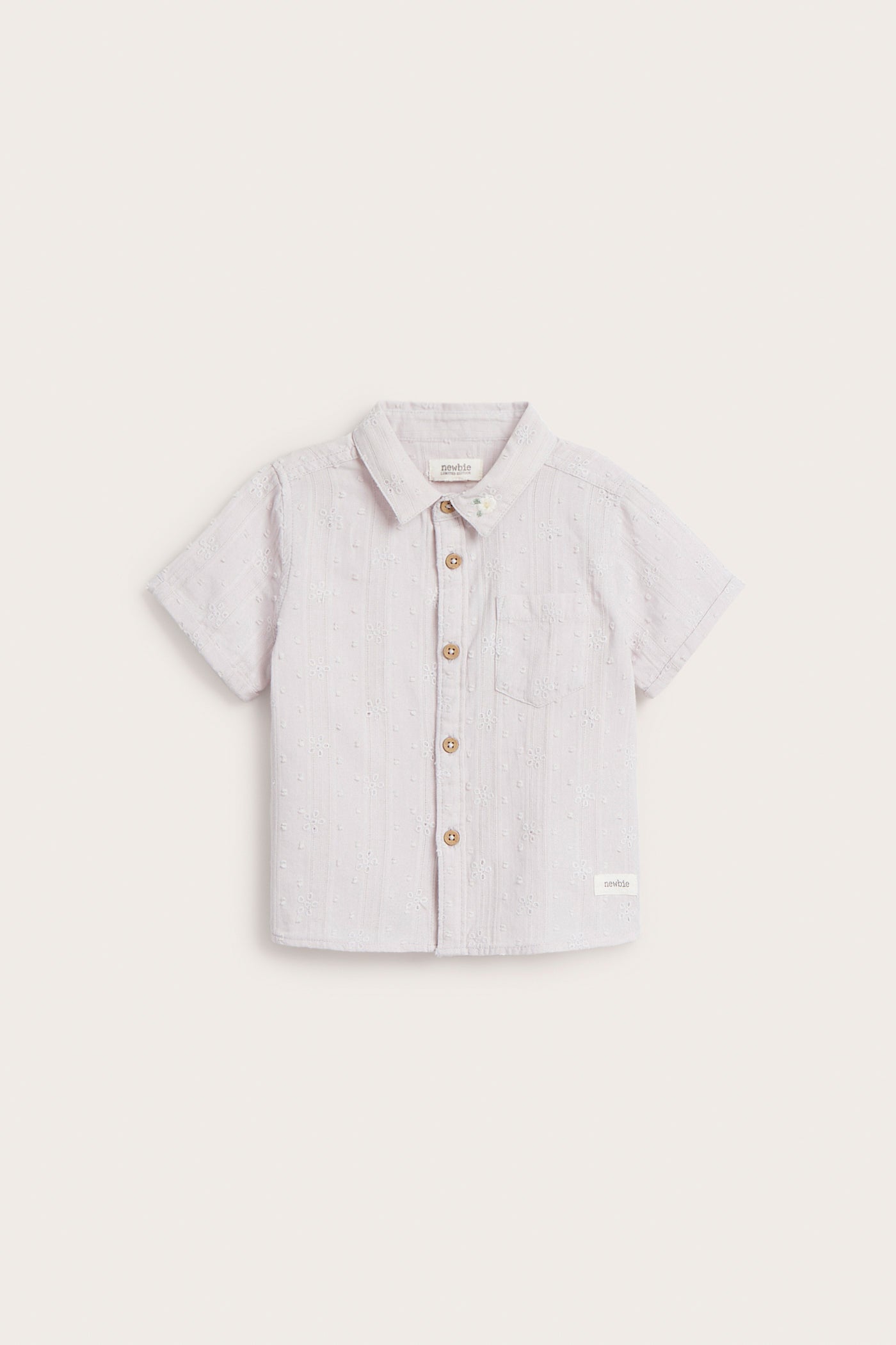 Baby & kids' purple short-sleeved shirt