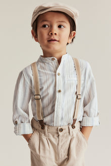 Kids´ striped grandad shirt