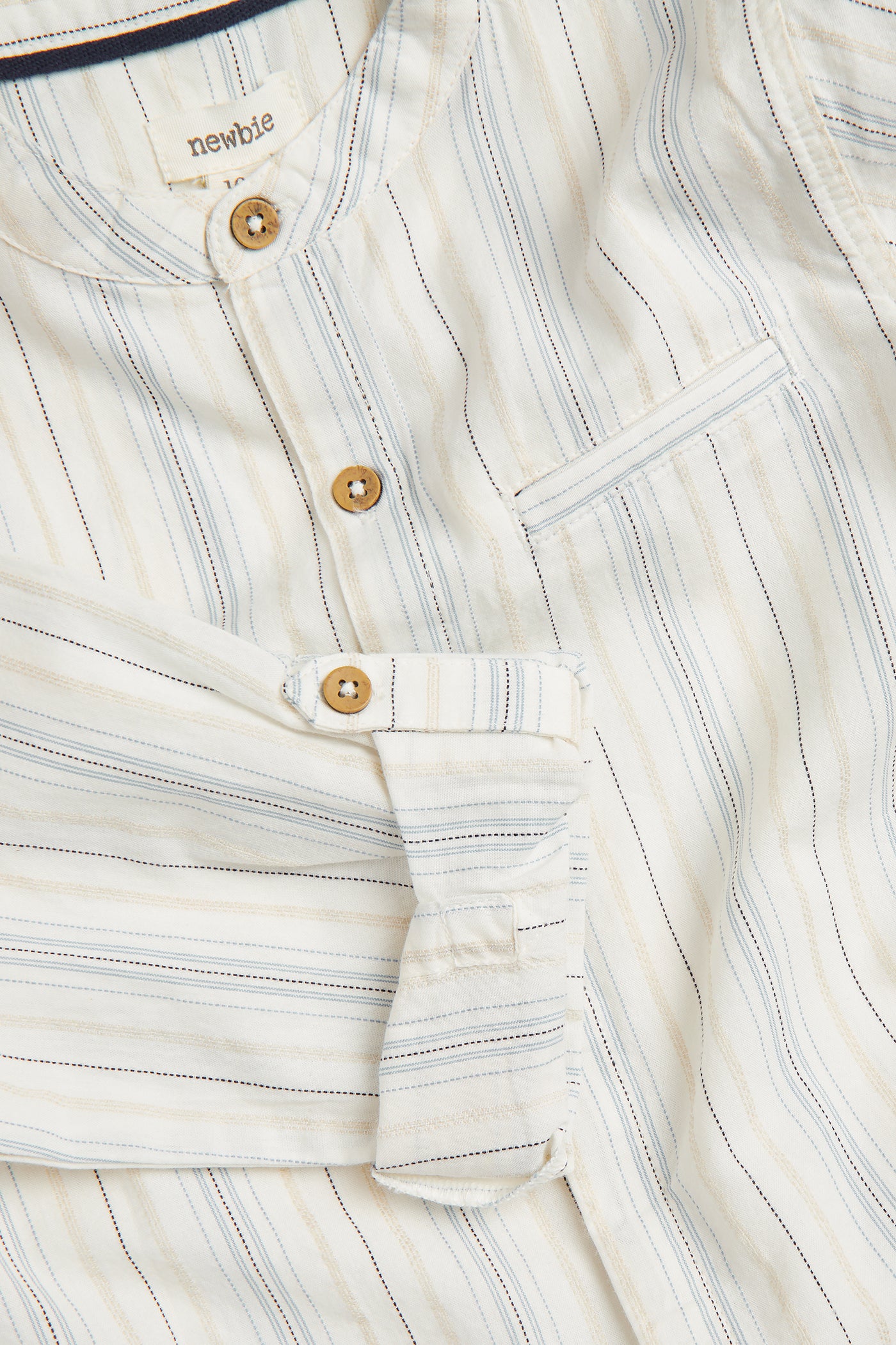 Kids´ striped grandad shirt