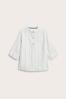 Kids´ striped grandad shirt