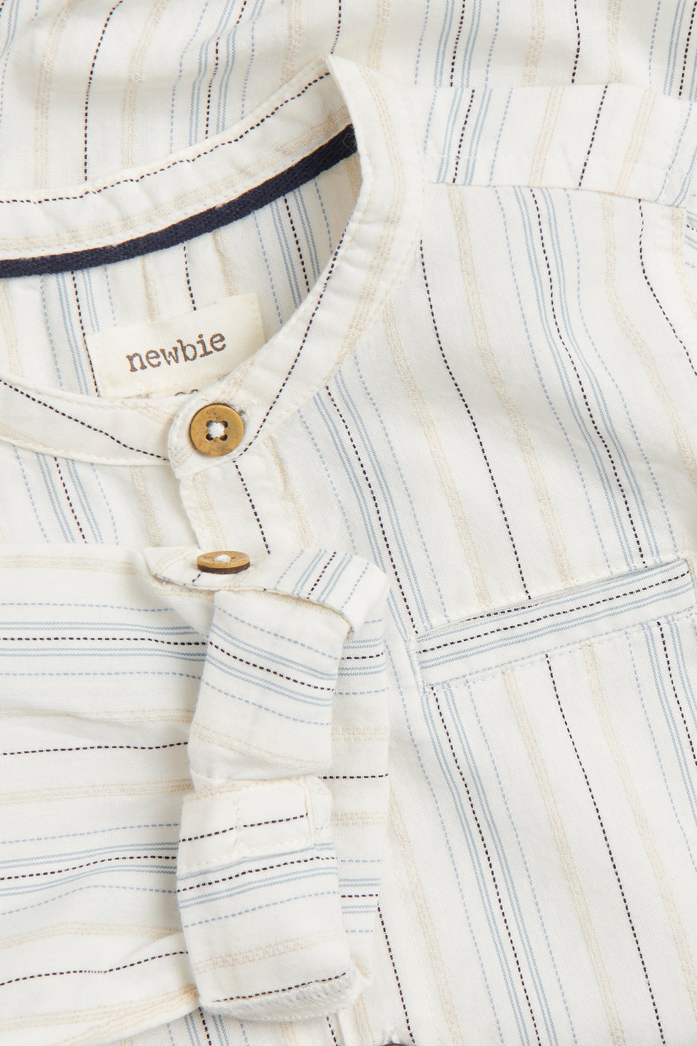 Baby striped shirt bodysuit