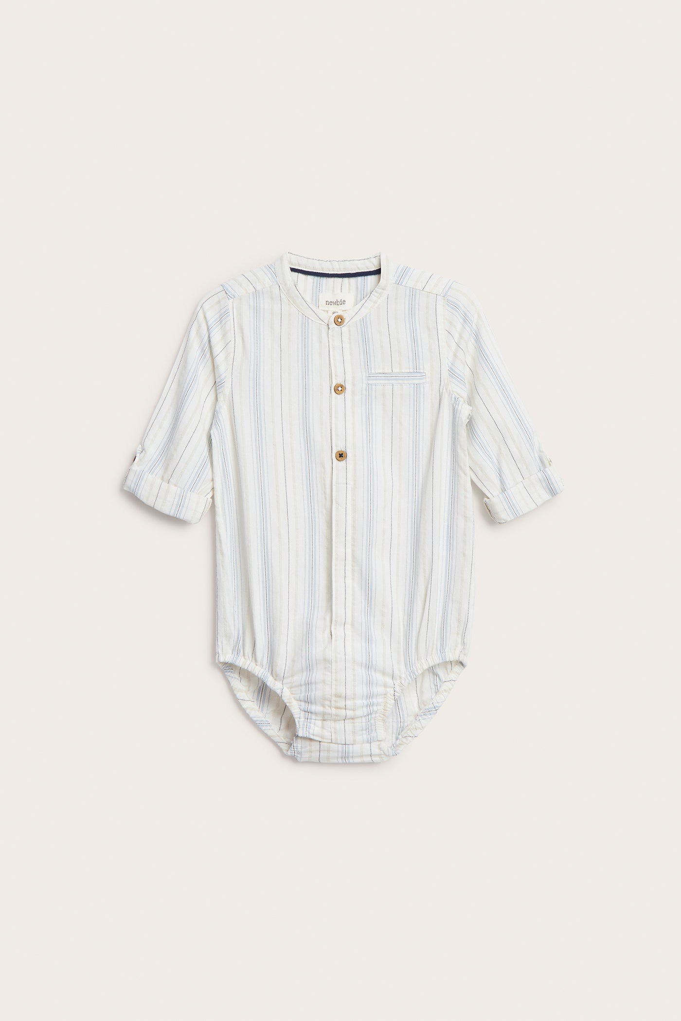Baby striped shirt bodysuit