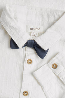 Kids' white shirt with bow