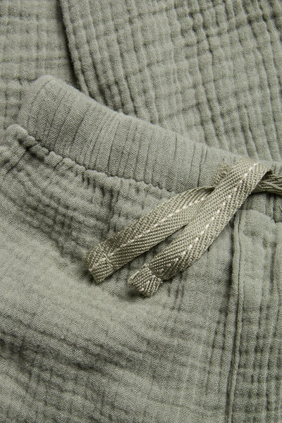 Baby green muslin trousers