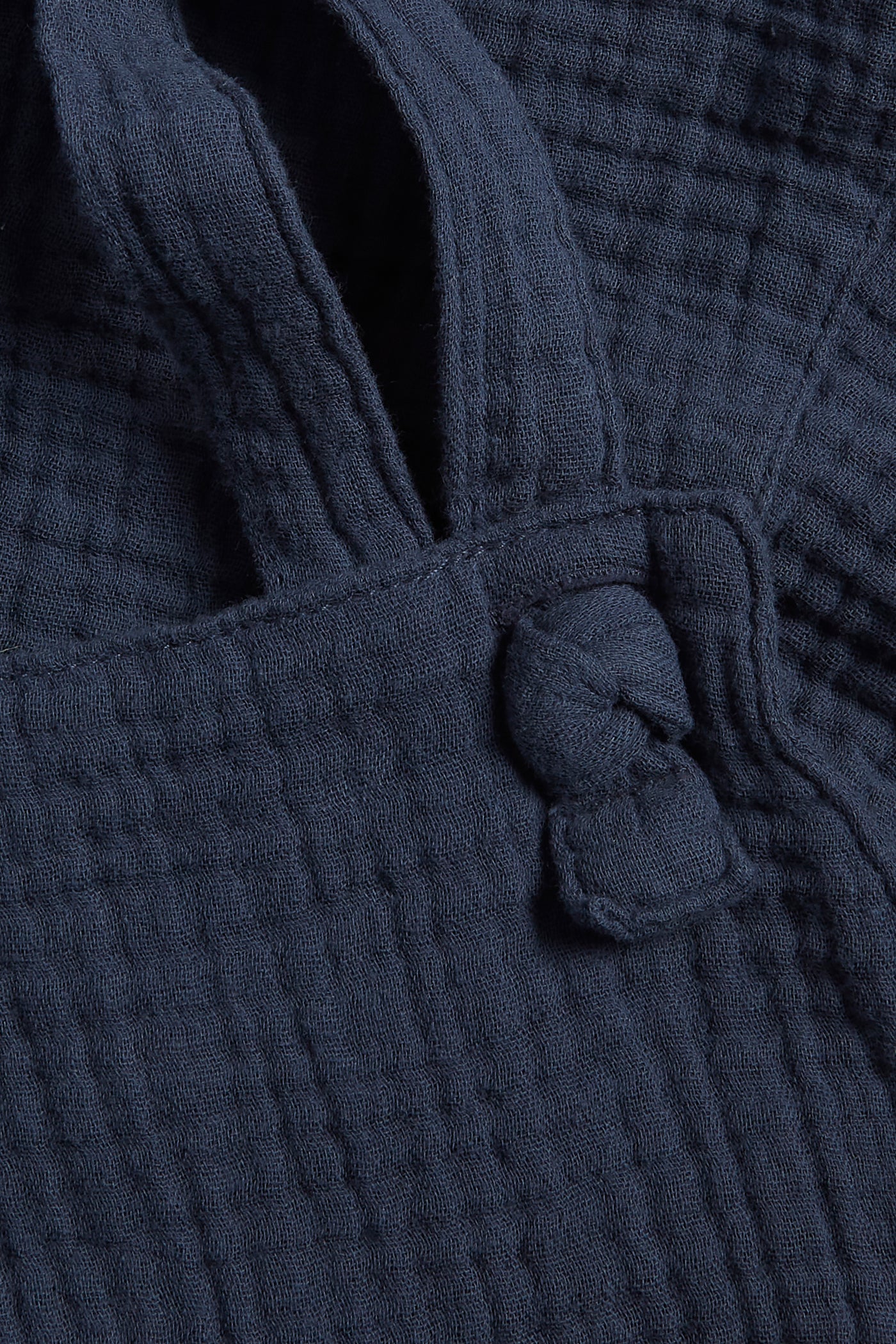 Baby blue woven dungaree shorts