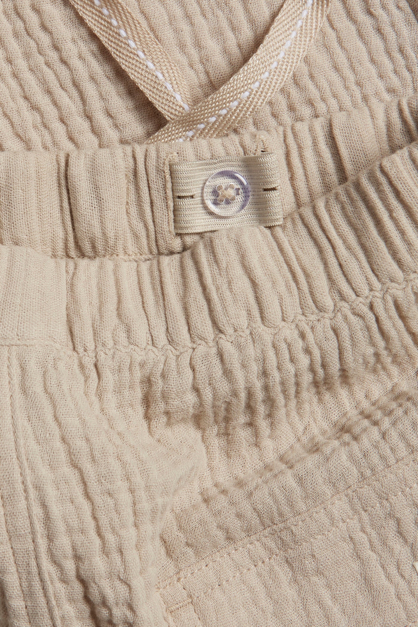 Kids´ beige muslin trousers