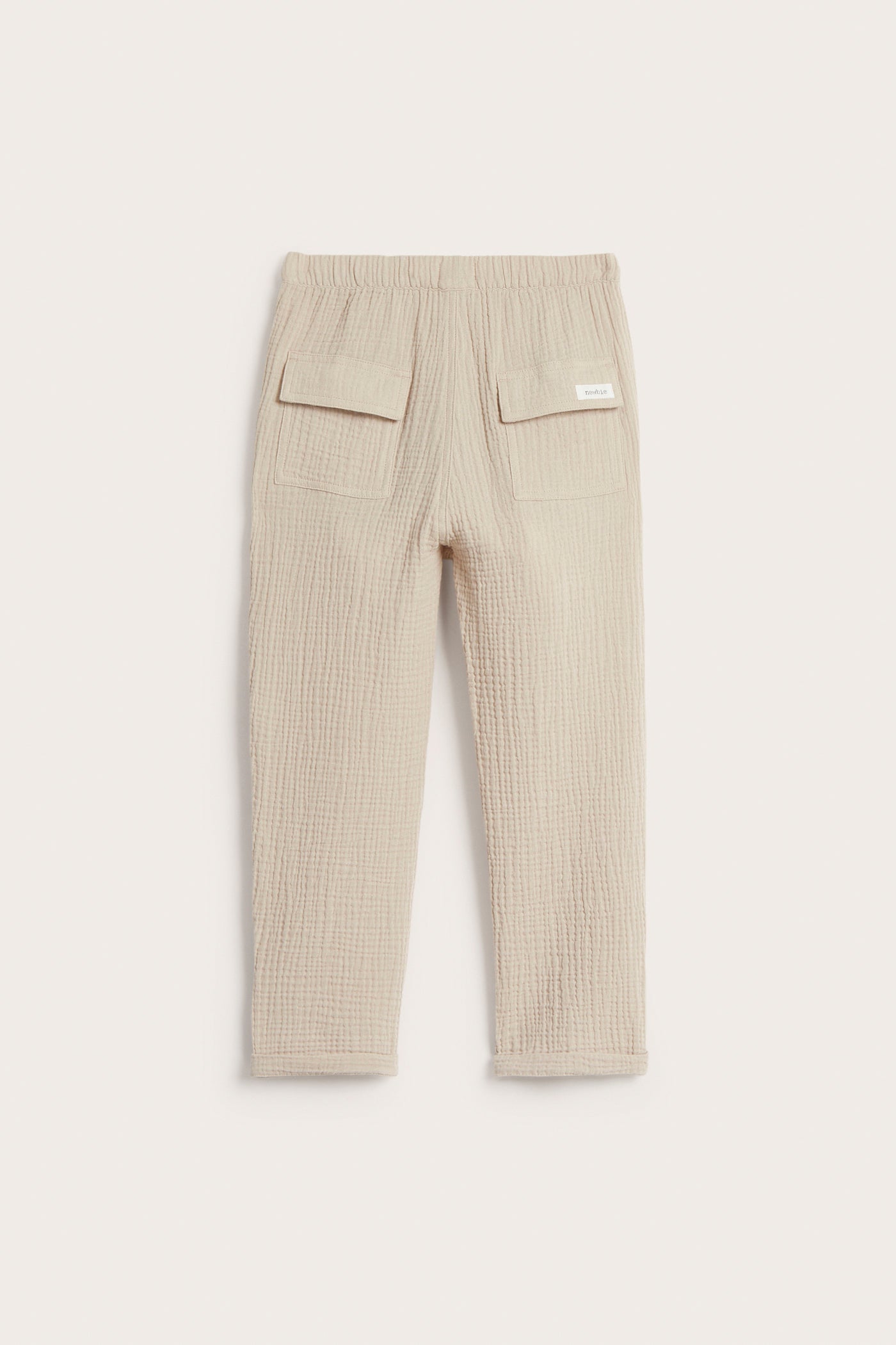 Kids´ beige muslin trousers