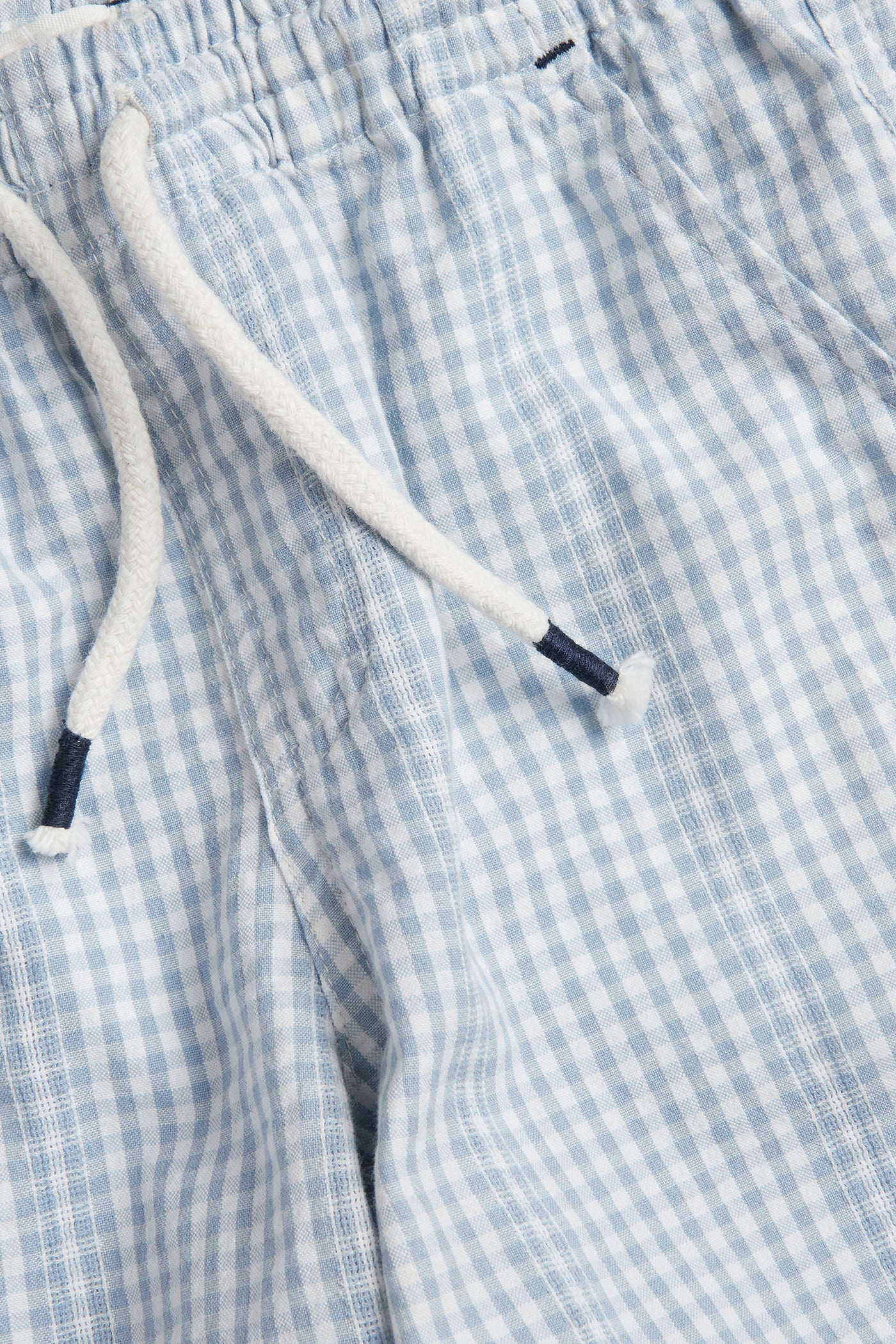 Kids´ blue checked shorts