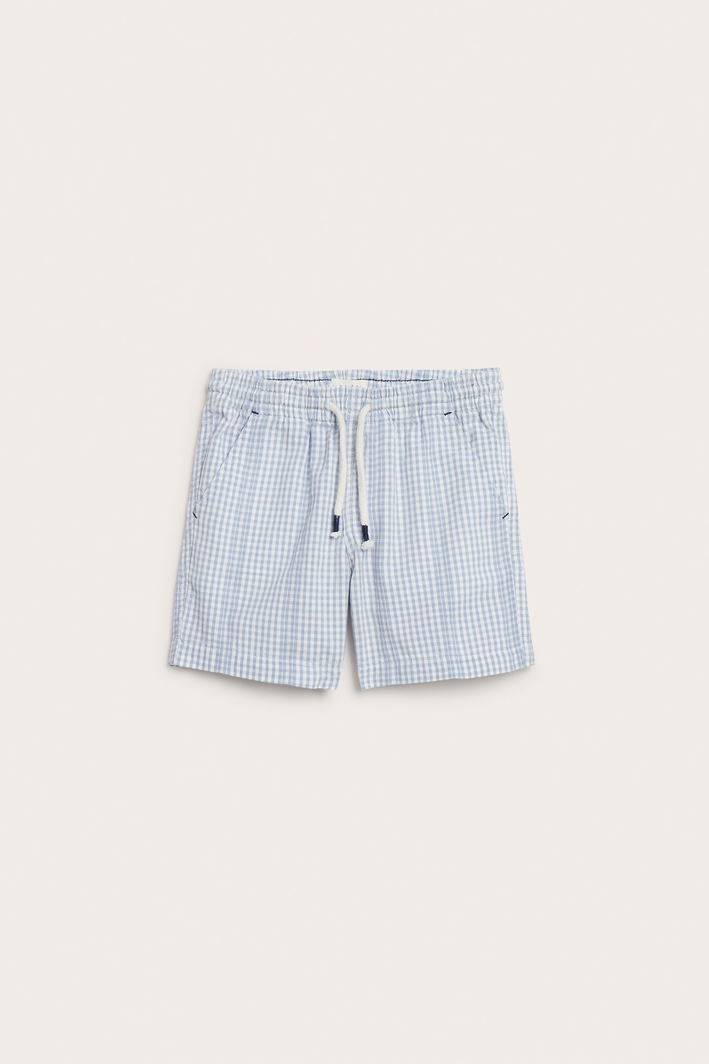 Kids´ blue checked shorts
