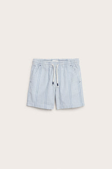 Kids´ blue checked shorts