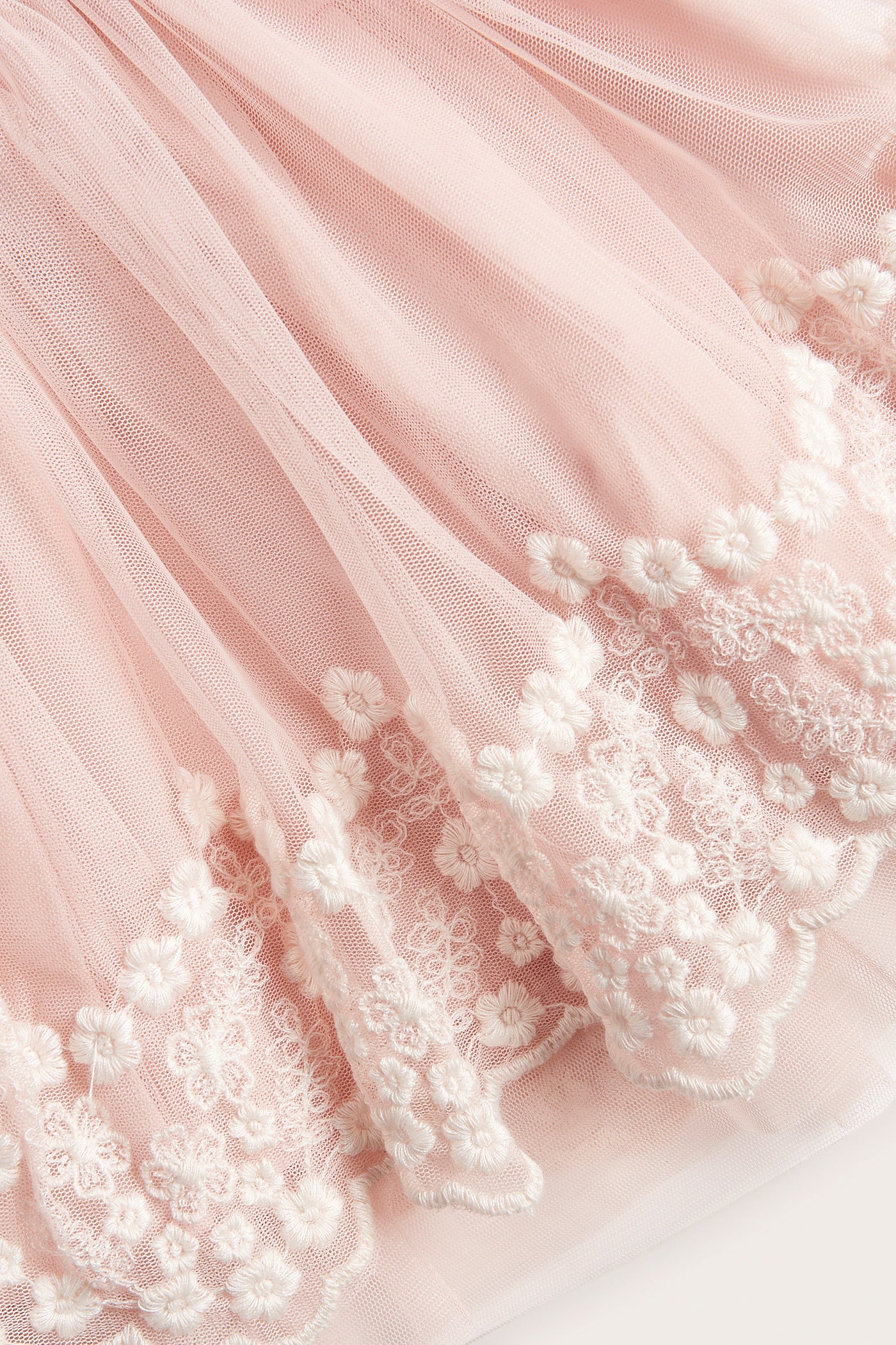 Baby pink mesh dress