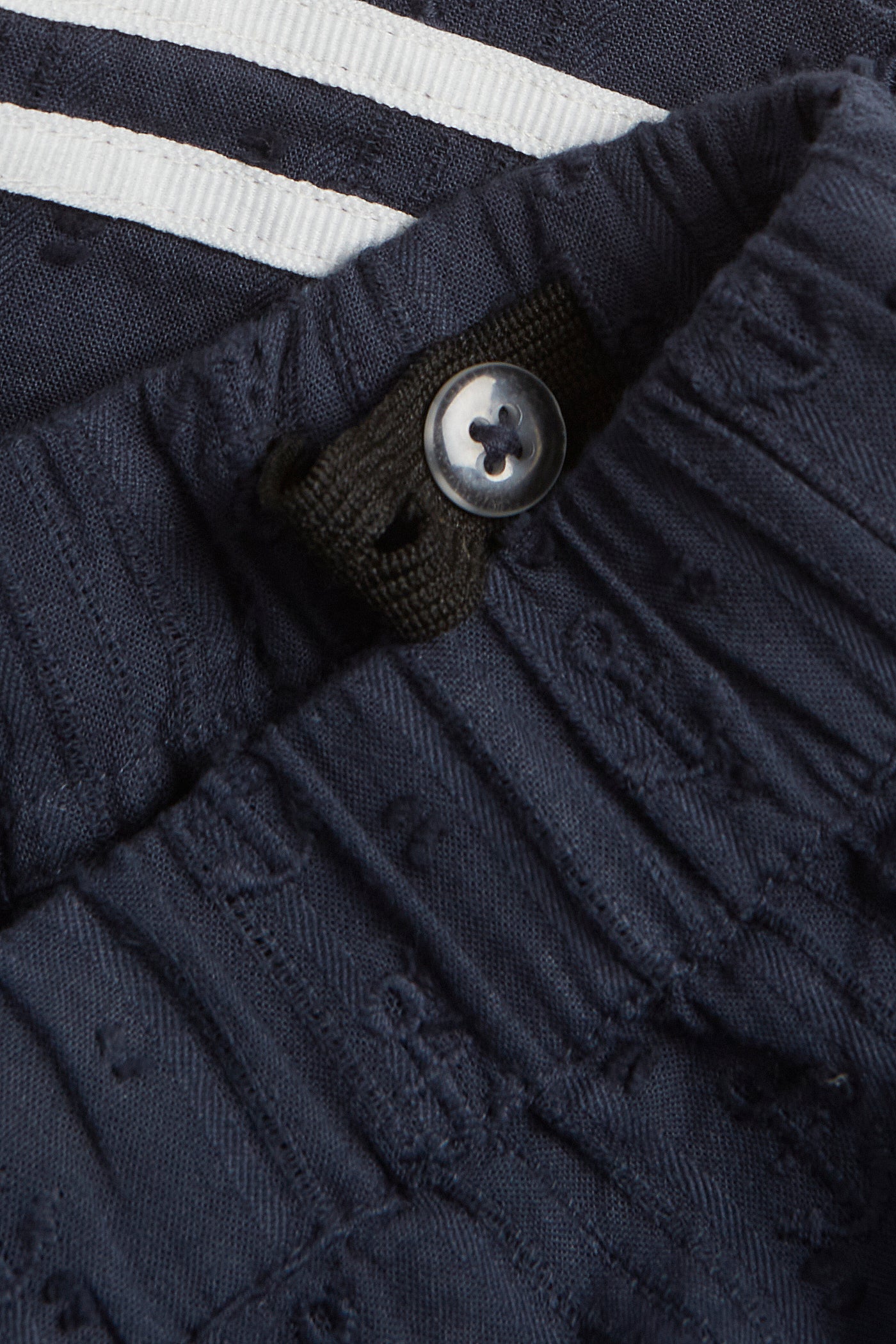 Kids' woven blue shorts