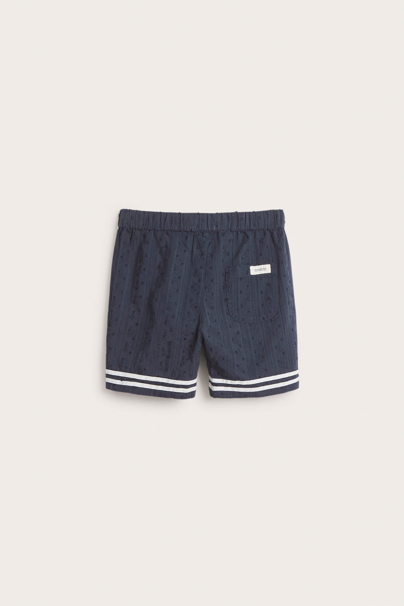 Kids' woven blue shorts