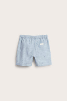 Kids' blue whale patterned shorts