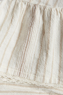 Kids' white lace shorts