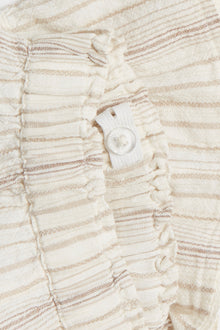 Kids' white lace shorts