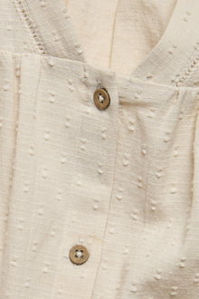 Women's beige embroidered blouse