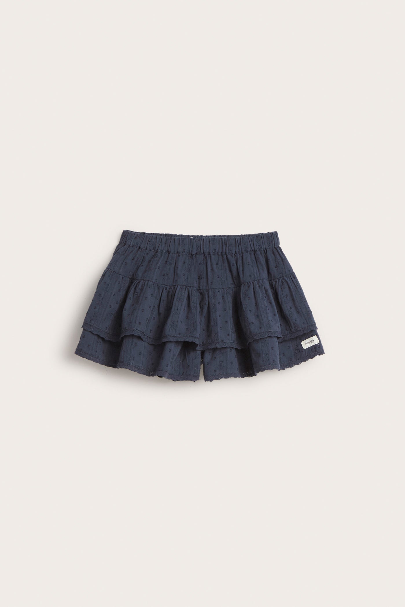 Kids' blue ruffle skirt