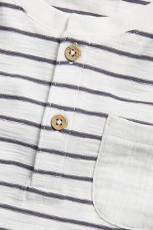 Kids blue striped jersey t-shirt