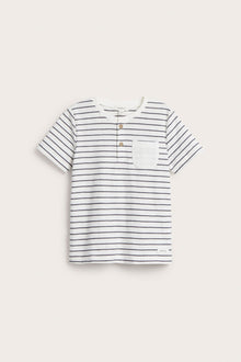 Kids blue striped jersey t-shirt
