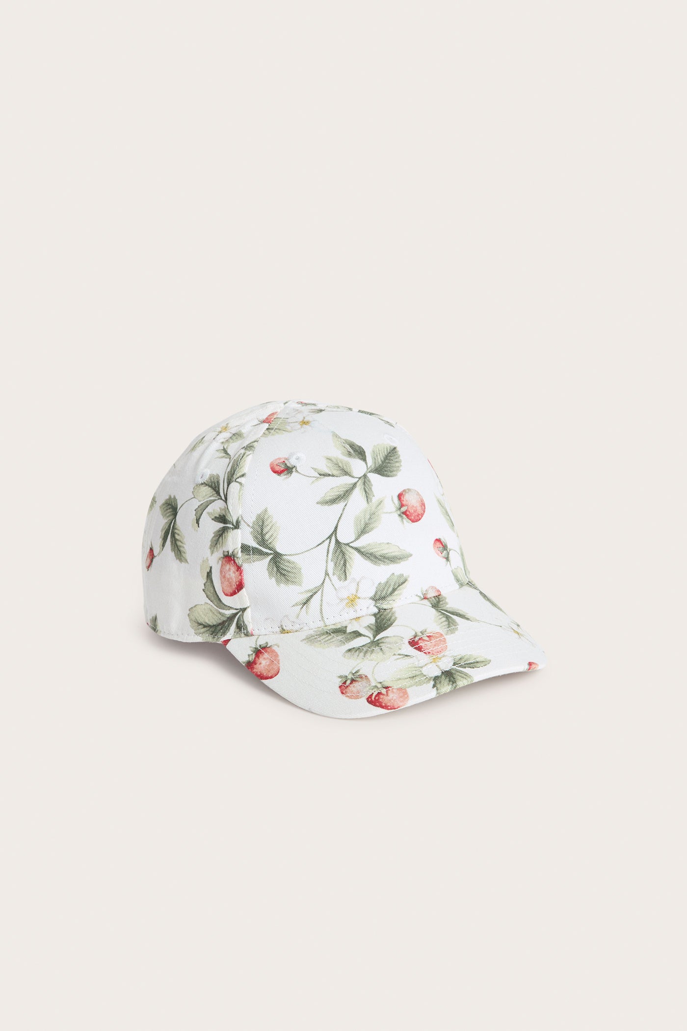 Baby & kids' white strawberry cap