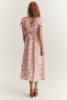 Women's pink strawberry dress