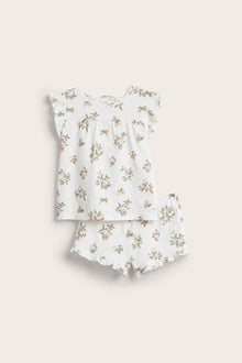 Baby & kids´ white strawberry pyjama set