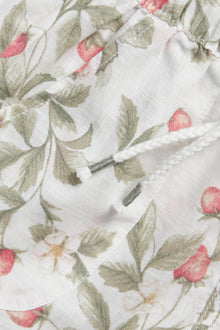 Baby white strawberry shorts