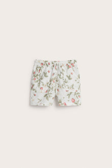 Baby white strawberry shorts