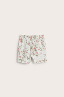 Baby white strawberry shorts
