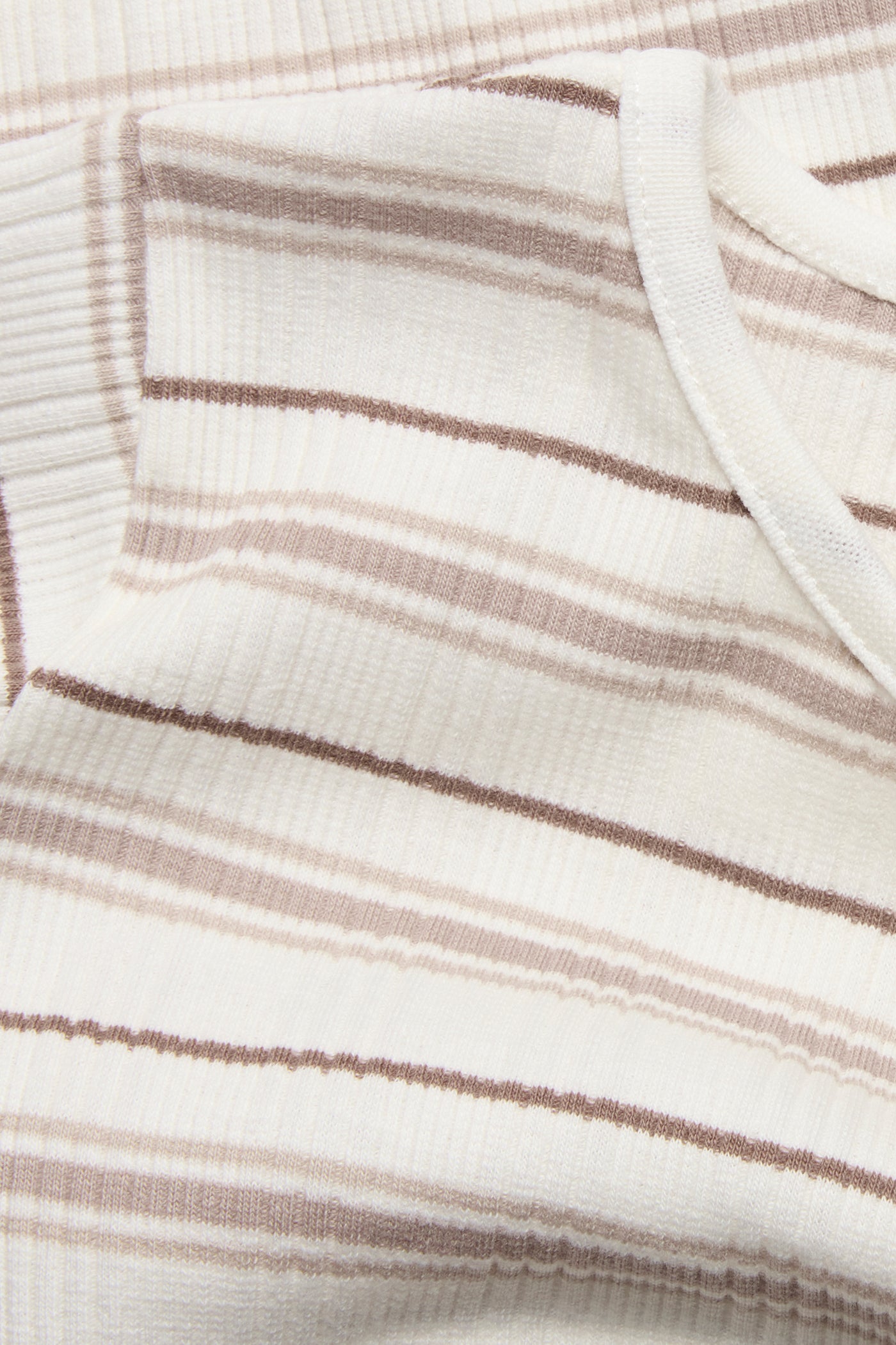 Baby white striped bodysuit