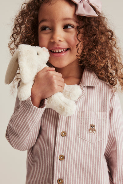 Baby & kids' pink striped pyjamas