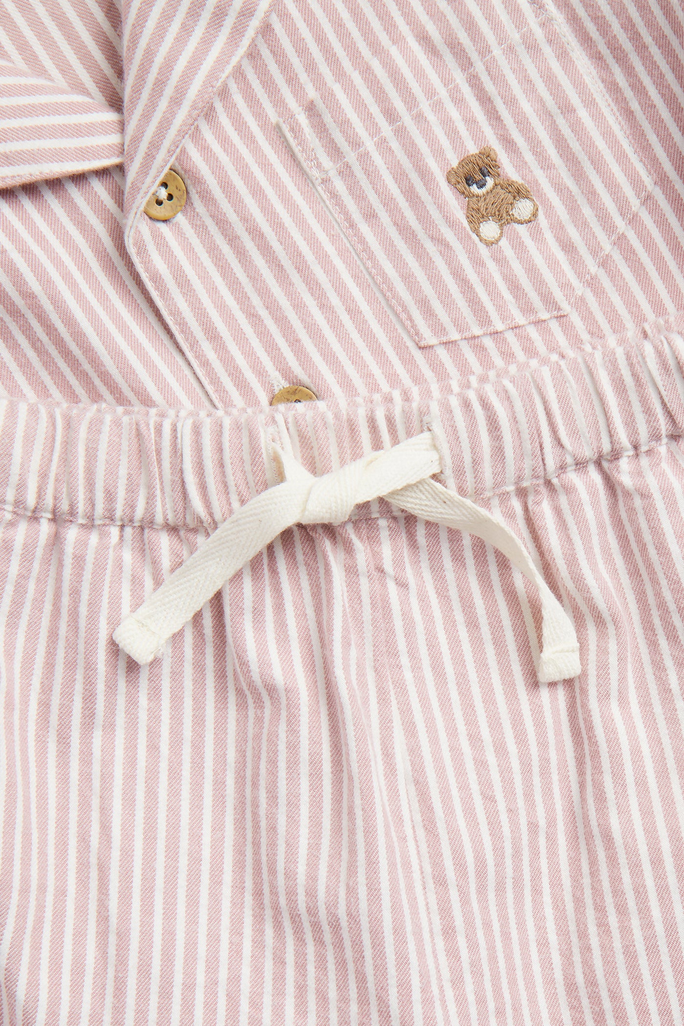 Baby & kids' pink striped pyjamas