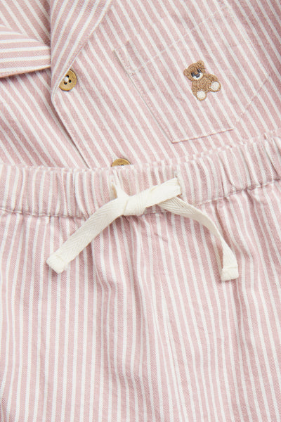 Baby & kids' pink striped pyjamas